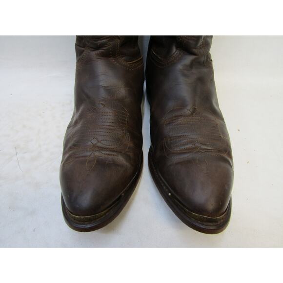 DURANGO Mens Size 10.5 EE Brown Leather Slouch Cowboy Western Boots main image 9